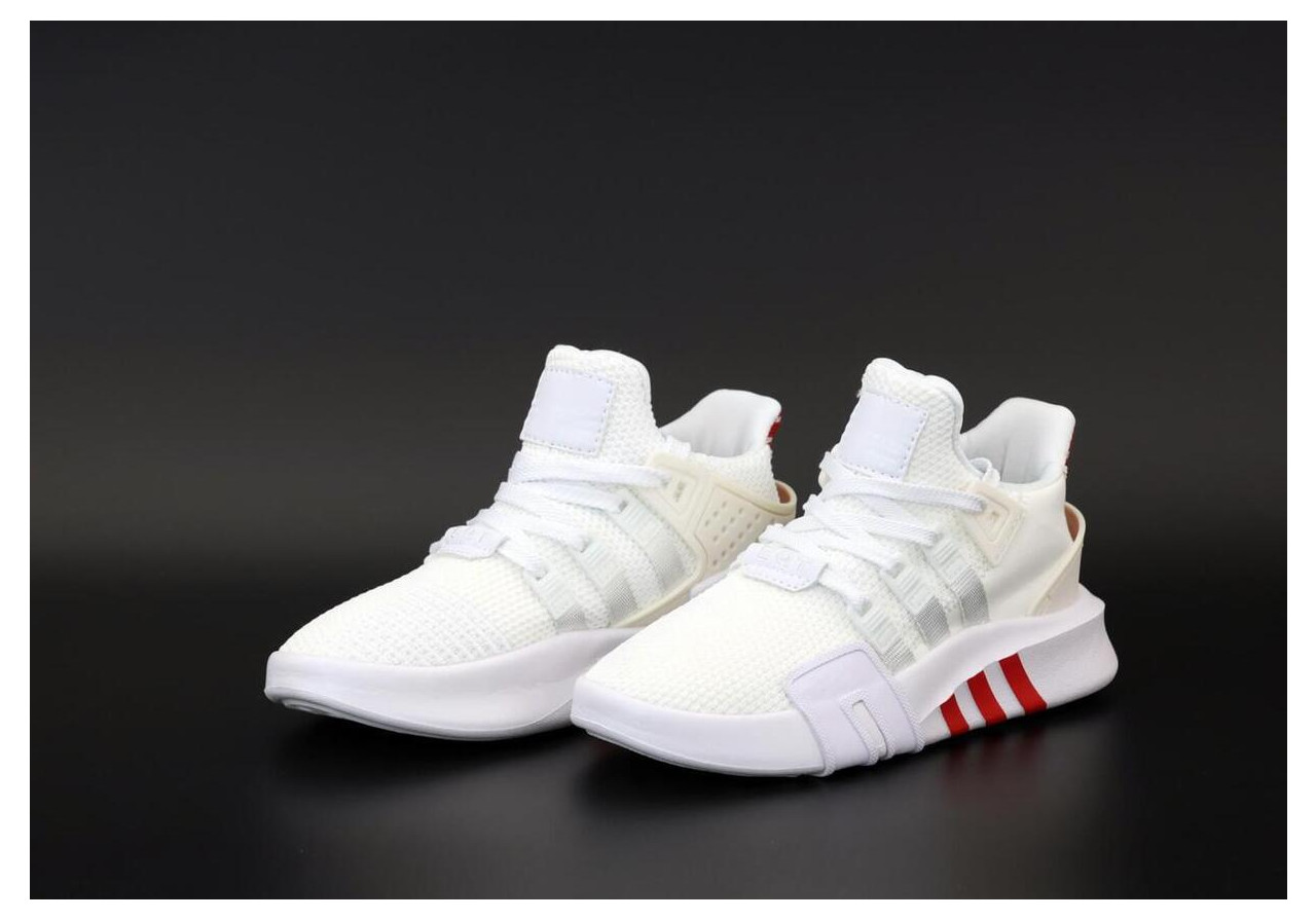 Adidas eqt bask adv white cheap red