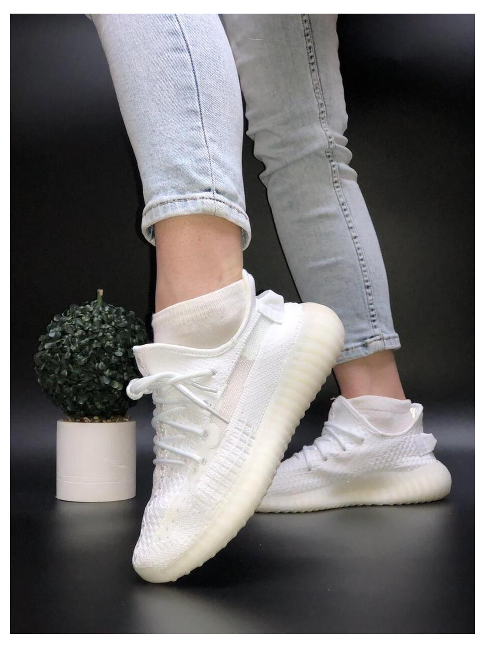 Yeezy snow sale white