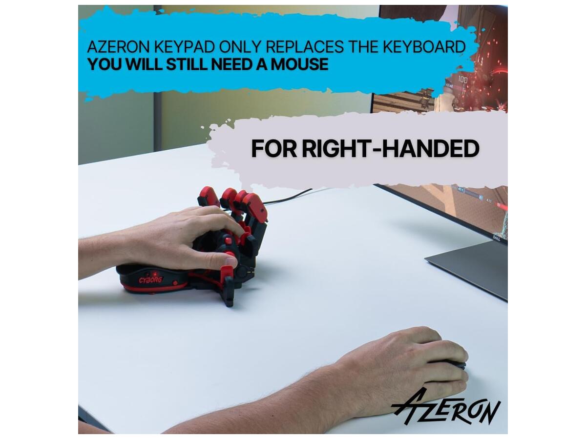 Манипулятор для ПК Azeron Cyborg Gaming Keypad с аналоговым стиком