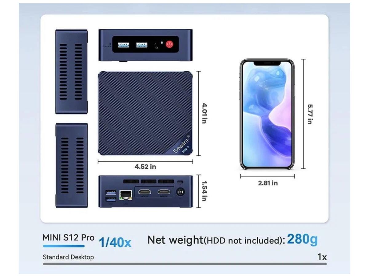 Mini s12 pro n100. Mini s12 pro n100