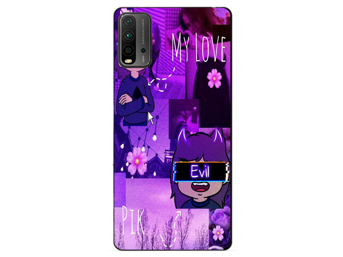 Силиконовый бампер чехол Coverphone Xiaomi Redmi 9T Пик 13 карт - купить в  магазине mBuy24.com