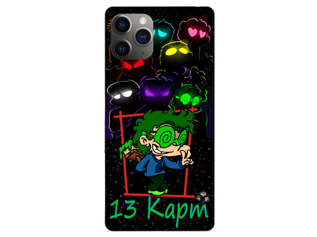Силиконовый бампер чехол Coverphone для Iphone 11 Pro Пик 13 карт Вару -  купить в магазине mBuy24.com