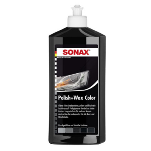 Автополіроль Sonax із воском кольоровий чорний 250мл NanoPro (296141) фото №1