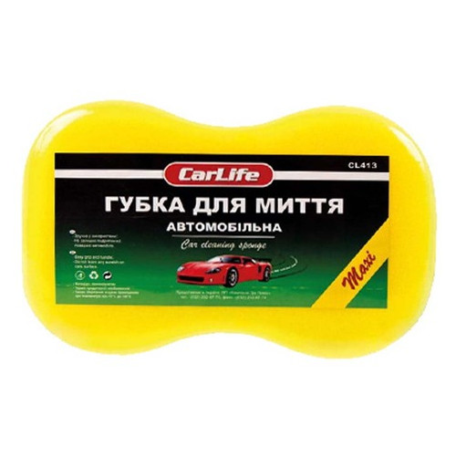 Губка для миття авто Carlife Maxi (CL-413) фото №1