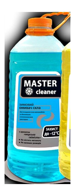 Очищувач скла зимовий Мaster cleaner -12 Морськ. бриз 1л фото №1