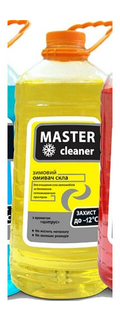 Омивач скла зимовий Мaster cleaner -12 Цитрус 1л фото №1