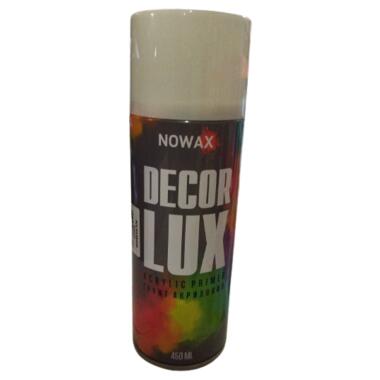 Грунтівка акрилова Nowax Spray 450мл біла (WHITE/RAL9010) (NX48048) фото №1