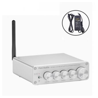Підсилювач звуку Fosi Audio BT30D white. Bluetooth 5.0, 2x50W 100W фото №1