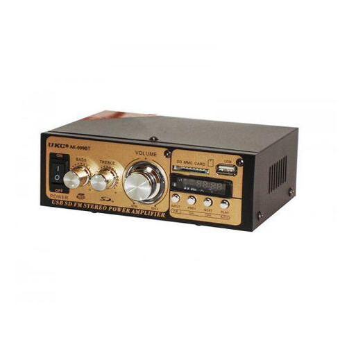 Усилитель звука интегральный Bluetooth Ukc AK-699BT MP3 FM с пультом (ZE35007494) фото №3