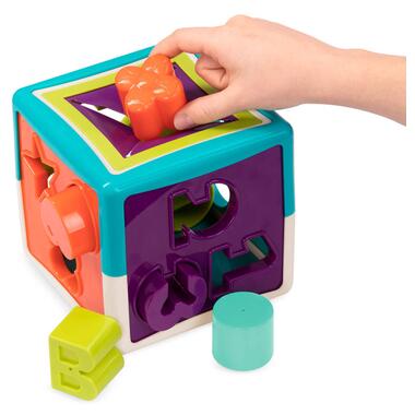 Розвиваюча іграшка-сортер Bambi Розумний Куб Battat Lite BT2577Z 12 форм  фото №5