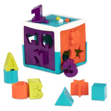 Розвиваюча іграшка-сортер Bambi Розумний Куб Battat Lite BT2577Z 12 форм  фото №7