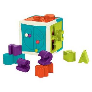 Розвиваюча іграшка-сортер Bambi Розумний Куб Battat Lite BT2577Z 12 форм  фото №1