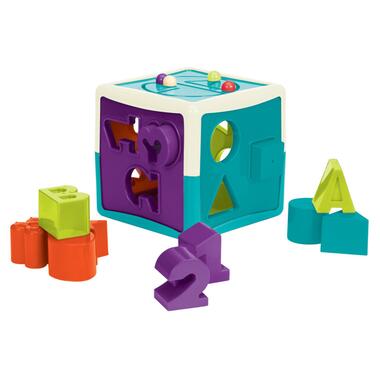 Розвиваюча іграшка-сортер Bambi Розумний Куб Battat Lite BT2577Z 12 форм  фото №8