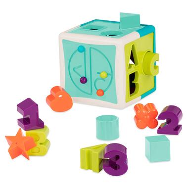 Розвиваюча іграшка-сортер Bambi Розумний Куб Battat Lite BT2577Z 12 форм  фото №6