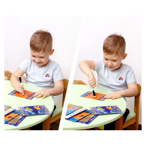 Розвиваюча гра з маркером для малюків Vladi Toys Пиши та прай Монстрікі (VT5010-18) фото №6