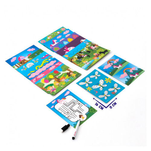 Розвиваюча гра з маркером для малюків Vladi Toys Пиши та прання Єдинороги (VT5010-17) фото №2