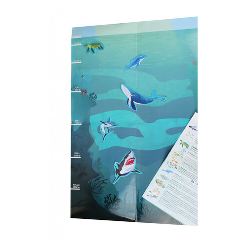 Гра з багаторазовими наклейками Умняшка Підводний світ (KP-008) фото №6
