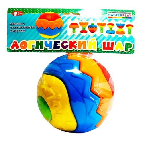 Дитяча розвиваюча іграшка ColorPlast Логічна куля (1-078) фото №1