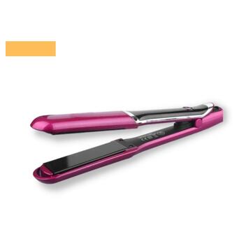 Компактний прасок випрямляч для волосся з керамічним покриттям XPRO 10083 рожевий (41000-DSP-10083) фото №1