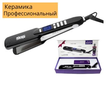 Професійна праска випрямляч для волосся з керамічним покриттям DSP E-10017 фото №2