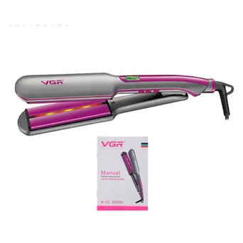 Випрямляч для волосся з керамічним покриттям пластин VGR V-562 Сірий (V-562_781) фото №4