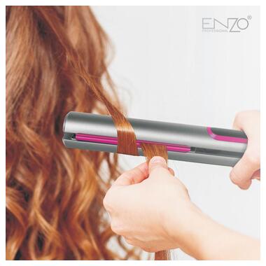 Плойка для волосся ENZO EN-3005 з керамічним покриттям потужністю 50 Вт, діаметром барабана 32 мм, чорного кольору. (43091-EN-3005_854) фото №5