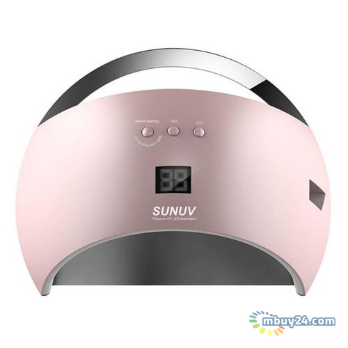 Лампа для манікюру UV/LED SUN 6, 48W, рожевий фото №1