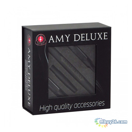 Шланг із алюмінієвим мундштуком AMY Deluxe S238 SET чорний фото №1