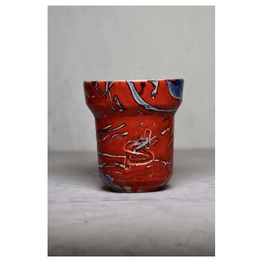 Чаша для кальяну Space&Solaris Hookah Bowl - Ironman (червоно-блакитна) фото №1