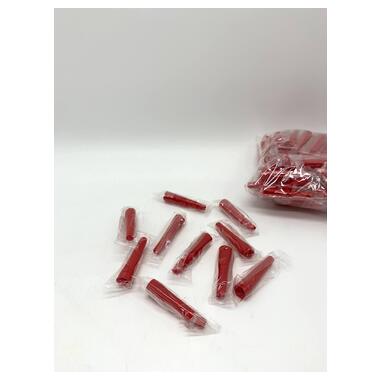 Одноразові мундштуки XXL - Червоного кольору (100 штук в упаковці) фото №1