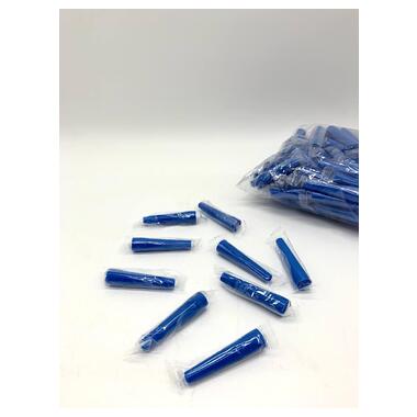 Одноразові мундштуки XXL - Блакитні (100 штук в упаковці) фото №1