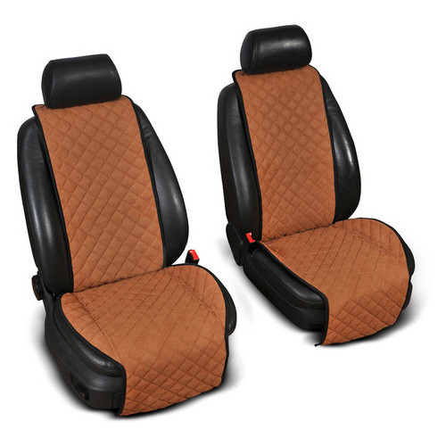 Накидки на сиденье широкие Avtm (1+1) без лого, светло-коричневый (ALC0061) фото №1