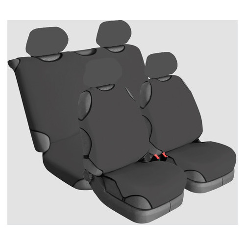 Майка универсальная для сидений Avtm Еxtra Moon Grey перед комплект 4 сед. без подголовников (CJE14510) фото №1