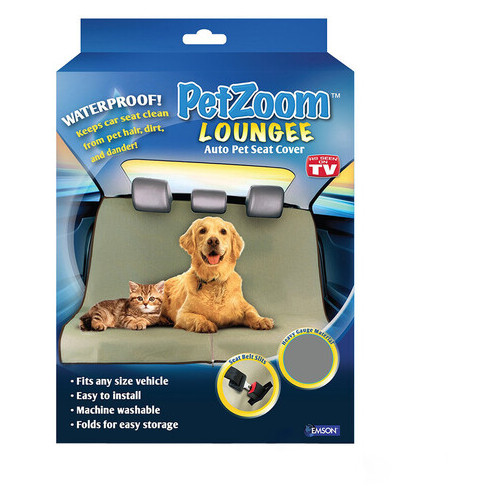 Накидка на сиденье автомобиля SUNROZ Pet Zoom Loungee для перевозки животных Серый (2316) фото №4