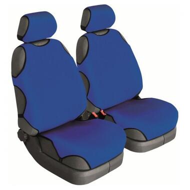 Майки универсал Beltex Polo Синий комплект 2шт.на переднее сидение без подголовников (BX15310) фото №1