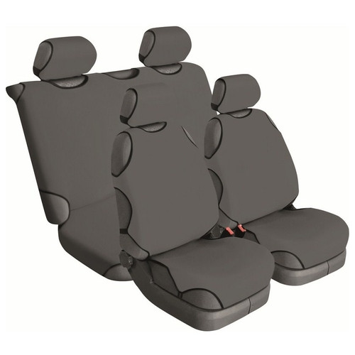 Майки універсал Beltex Cotton Сірий комплект на 4 сидіння без підголівників (BX13110) фото №1