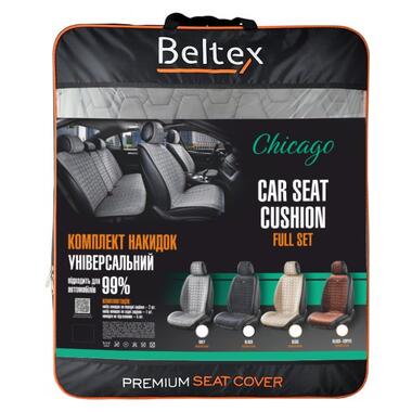 Комплект преміум накидок для сидінь BELTEX Chicago, grey BX85200 фото №10