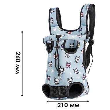 Рюкзак- кенгуру для животных A01002-AB Dog Blue S фото №6