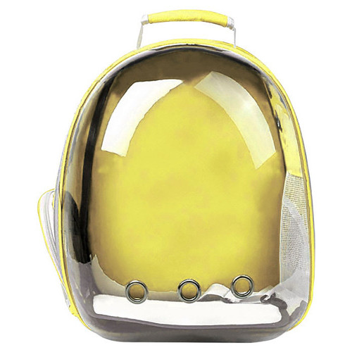 Рюкзак-перенесення Taotaopets 253304 Panoramic Yellow для кішок контейнер 35*25*42cm фото №1