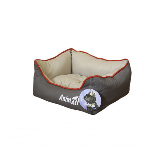 Лежак, AnimAll Nena S, для собак, сірий, 45x35x16 см (114004) фото №1