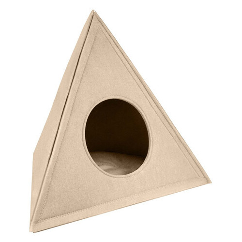 Домик BronzeDog Треугольник бежевый войлок фото №2