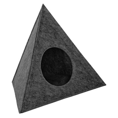 Домик BronzeDog Треугольник серый войлок фото №2