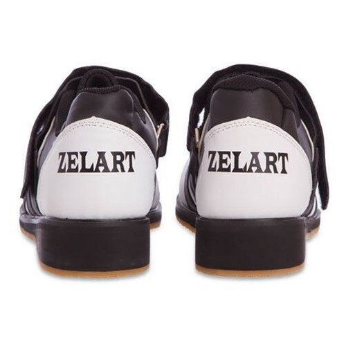 Штангетки Zelart OB-4594 39 для важкої атлетики Біло-чорний (06363041) фото №5