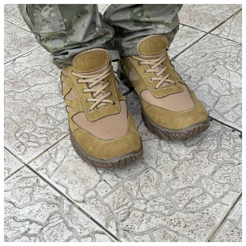 Кросівки чоловічі тактичні сітка ЗСУ (ЗСУ) 7103 42 р 27 см коричневі фото №5