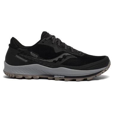 Кросівки чоловічі для бігу Saucony PEREGRINE 11 GTX M 45 (11.0US) Black/gravel (20643-45s) фото №1