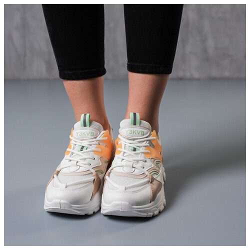 Кросівки жіночі Fashion Jasper 3791 38 розмір 24 см Білий фото №2
