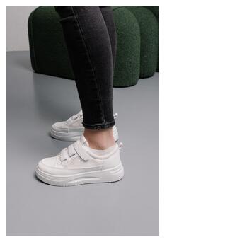 Жіночі кросівки Fashion Barbarella 3993 37 розмір 23,5 см Білий фото №8