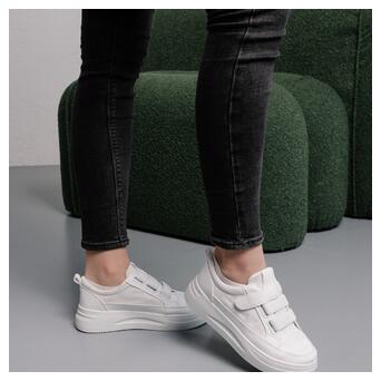 Жіночі кросівки Fashion Barbarella 3993 37 розмір 23,5 см Білий фото №2
