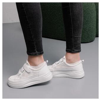 Жіночі кросівки Fashion Barbarella 3993 37 розмір 23,5 см Білий фото №4