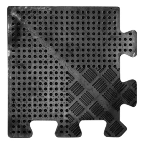 Килимок для підлоги з важким режимом inSPORTline Rubber puzzle 1,2 cm (2384) фото №5